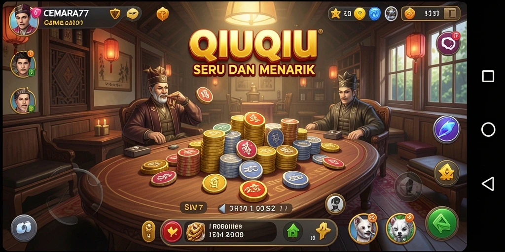 Gameplay seru dengan strategi QiuQiu yang menegangkan.