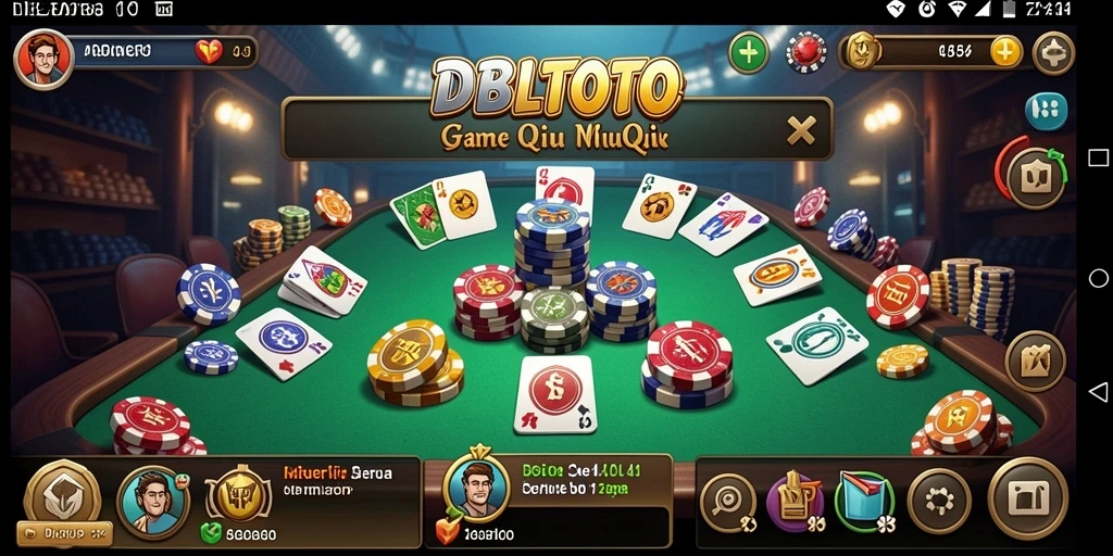 Tampilan gameplay QiuQiu yang seru di DBLTOTO.
